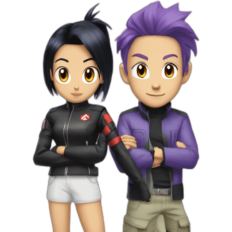 Jessy and James Team Rocket emoji