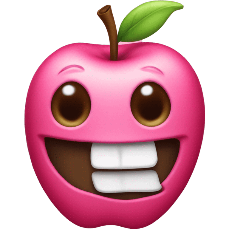 literally apple’s poop emoji but pink emoji