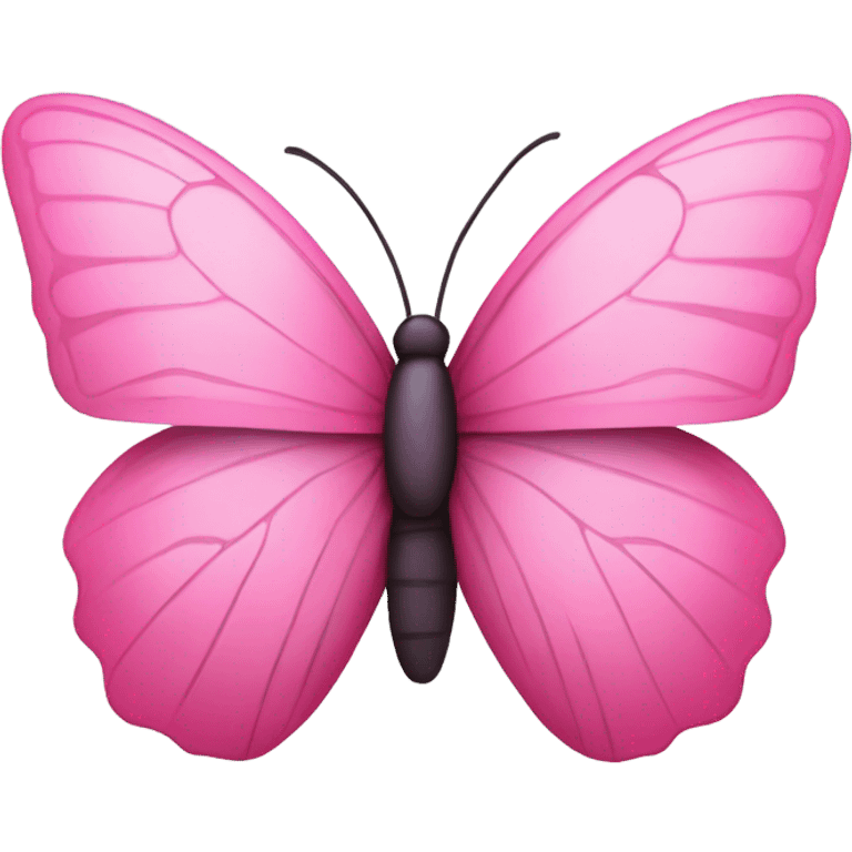 Pink butterfly  emoji