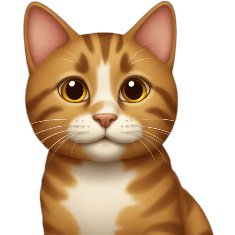 Cat Brown sweet emoji