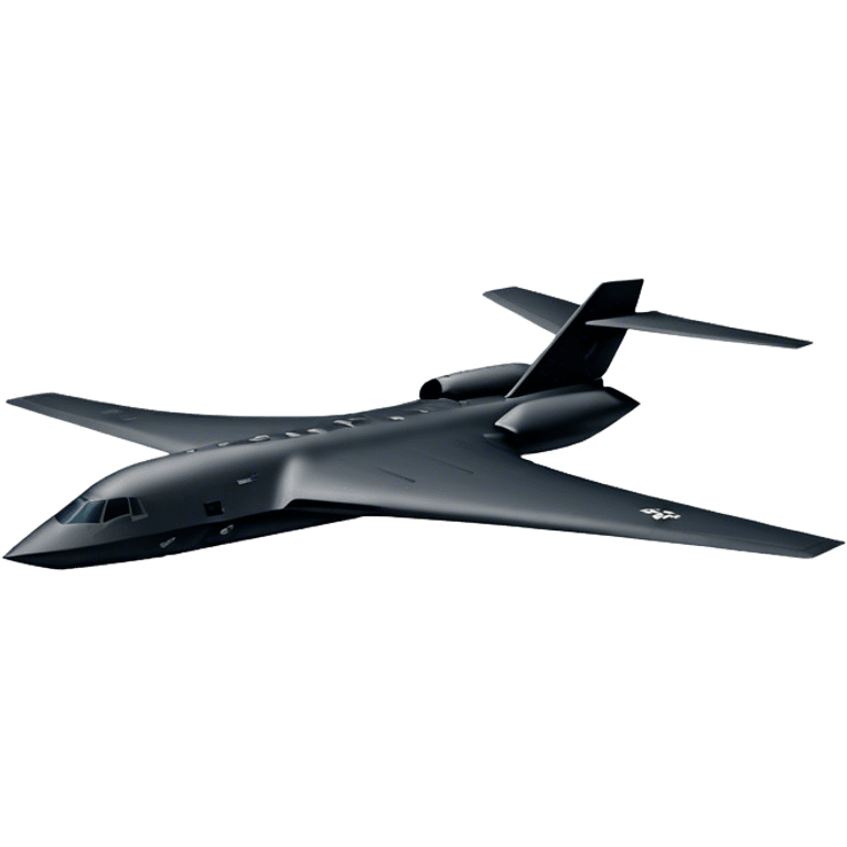 B-2 Spirit bomber - Northrop B-2 (Model Year: 2021) (Iconic colour: Stealth black) emoji