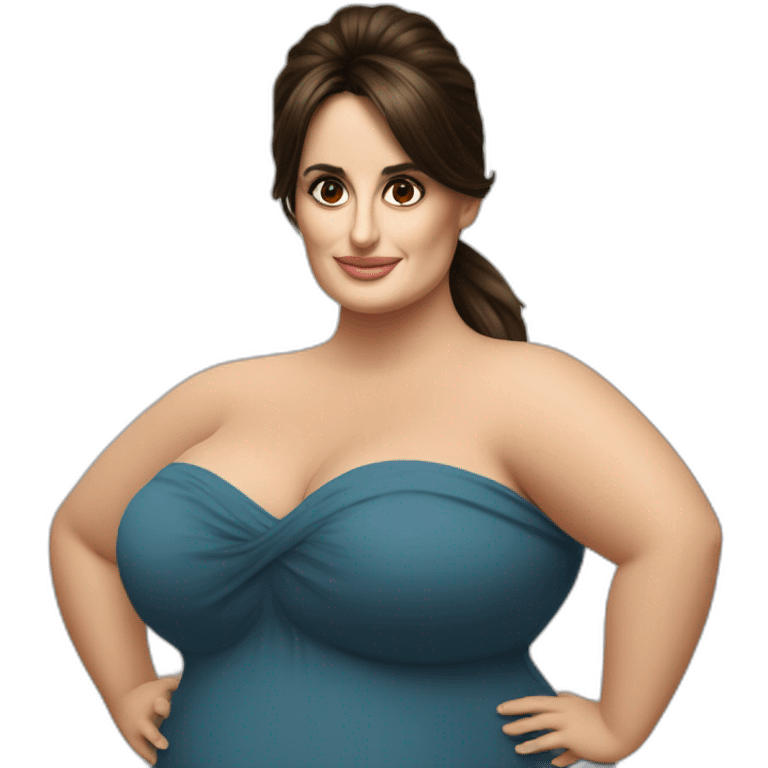 obese penelope cruz emoji