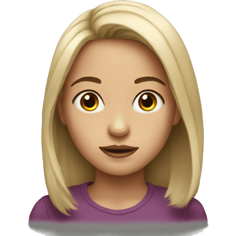 portrait of a  girl emoji