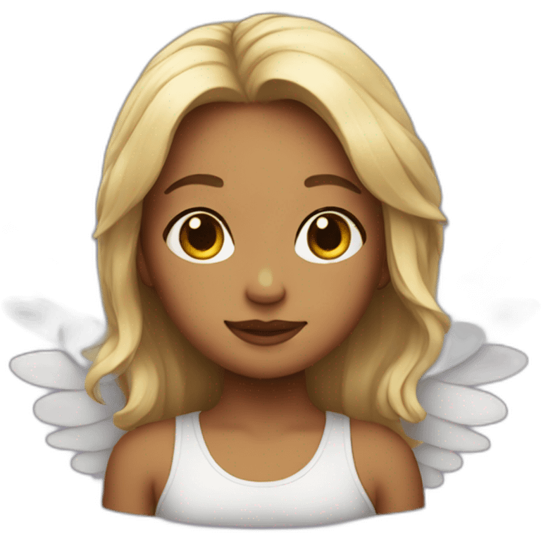 The girl with wings emoji