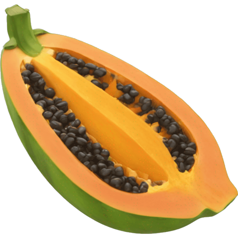 papaya emoji