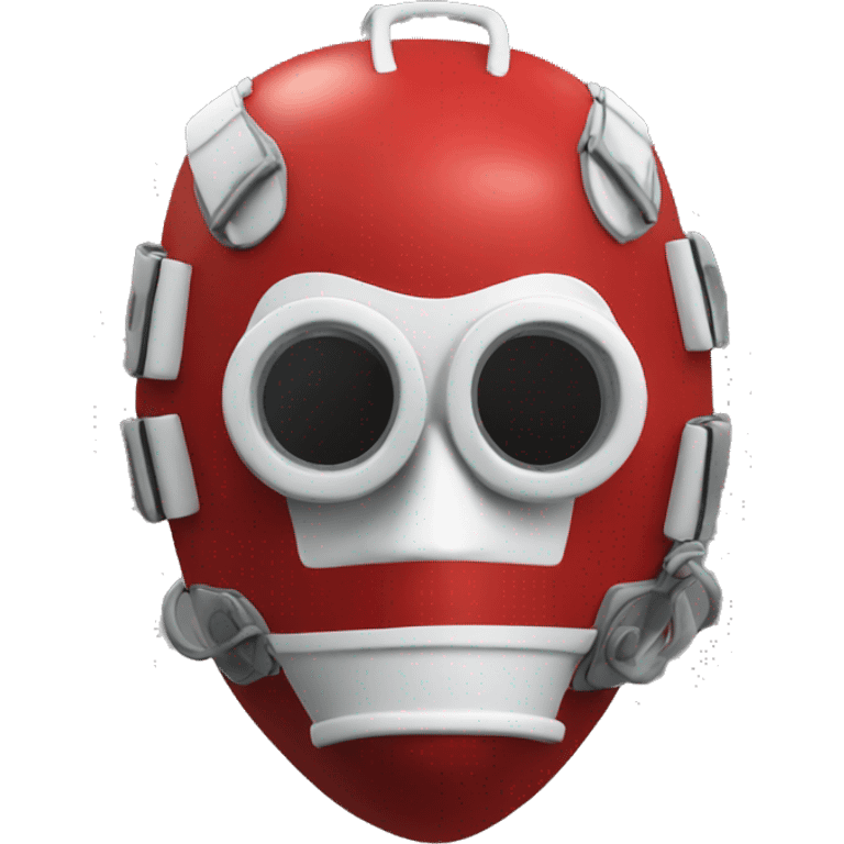 red diver mask emoji