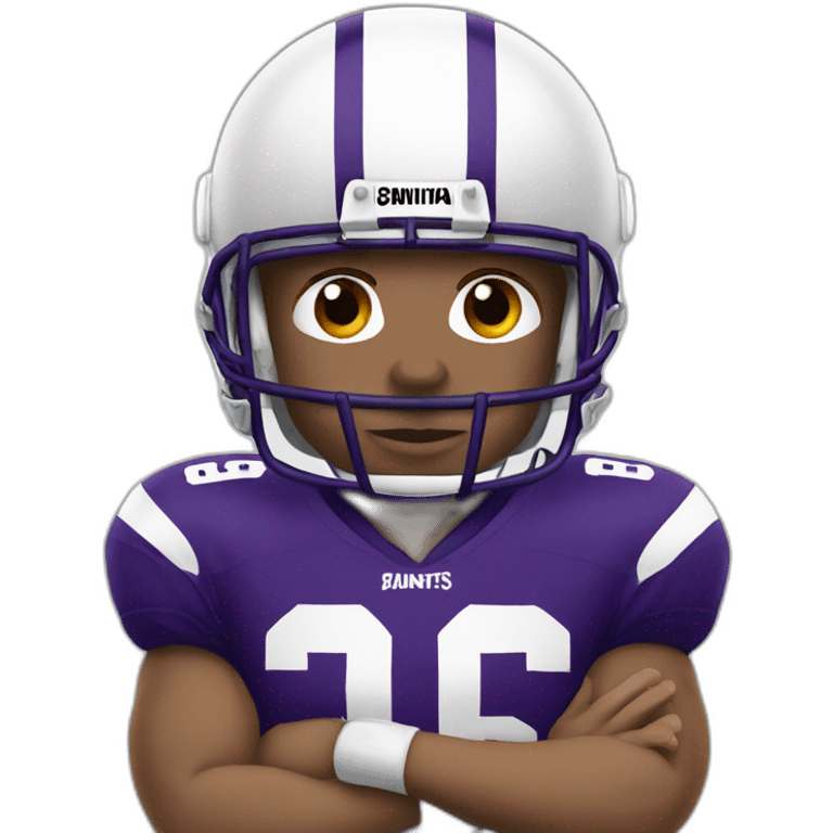 white Football player emoji