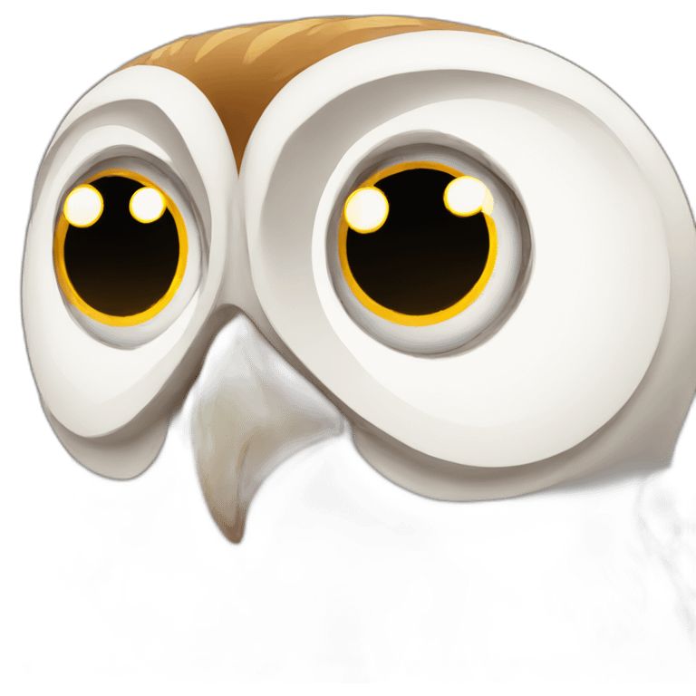 tired owl emoji