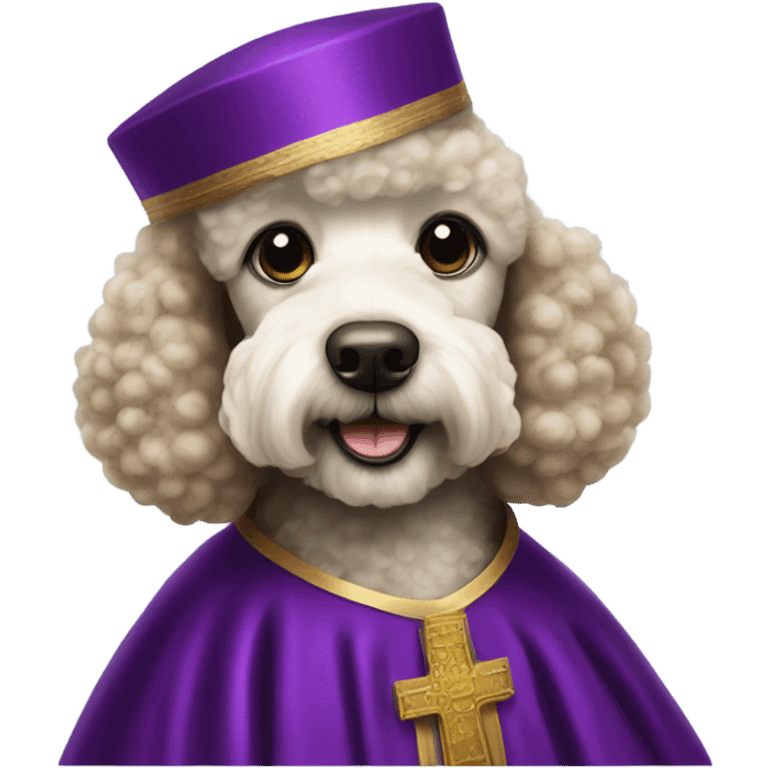 Poodle bishop emoji