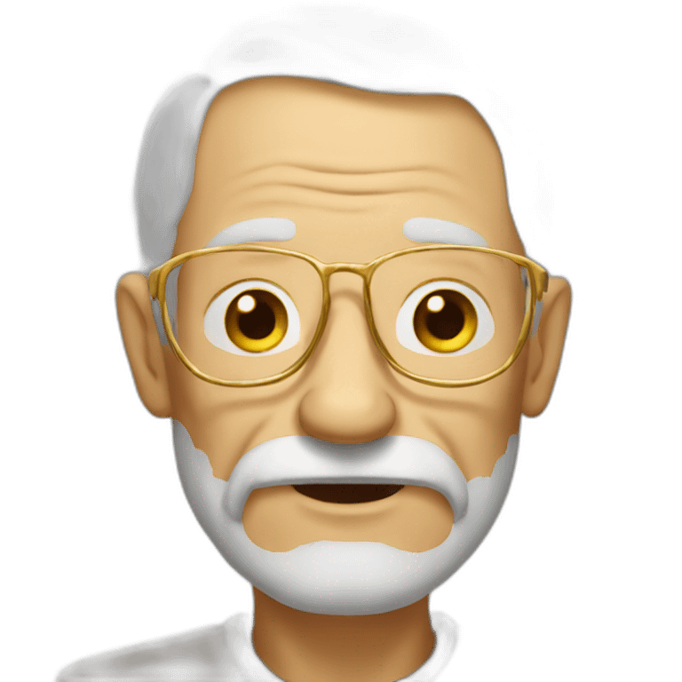 The golden old man emoji