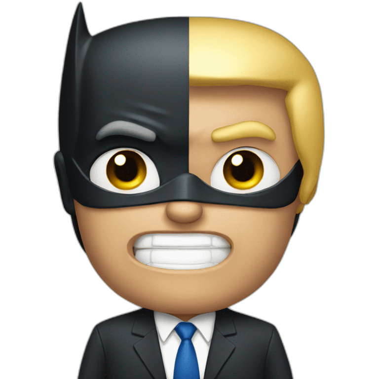 Batman avec trump emoji