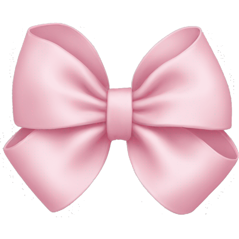 Light pink bow emoji