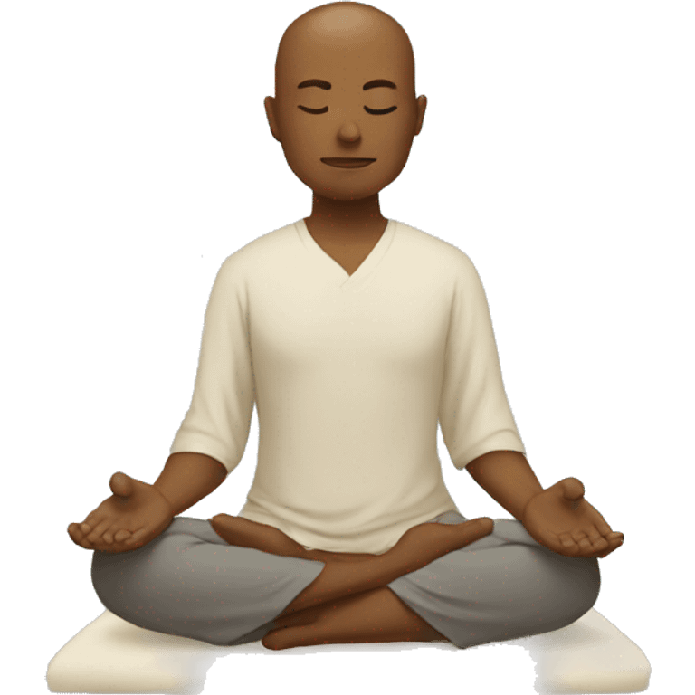 meditation emoji