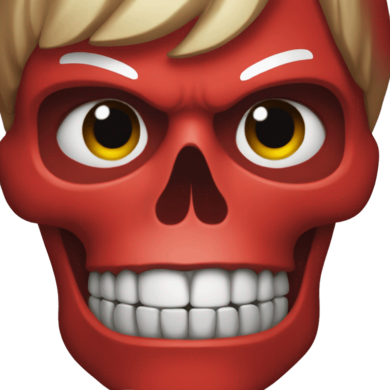 Red skull emoji