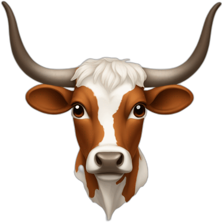 LONGHORN HEIFER WITH 6 FEET OF HORNS emoji