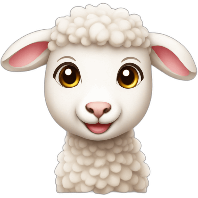 cute lamb emoji