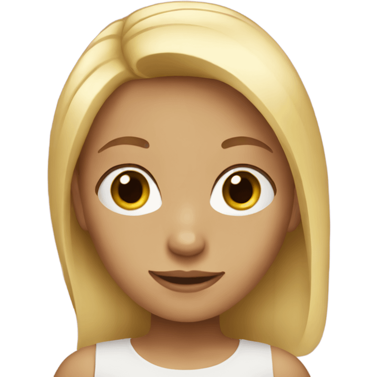 Girl with blonde hair  emoji