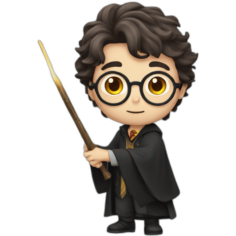 harry potter holding wand emoji