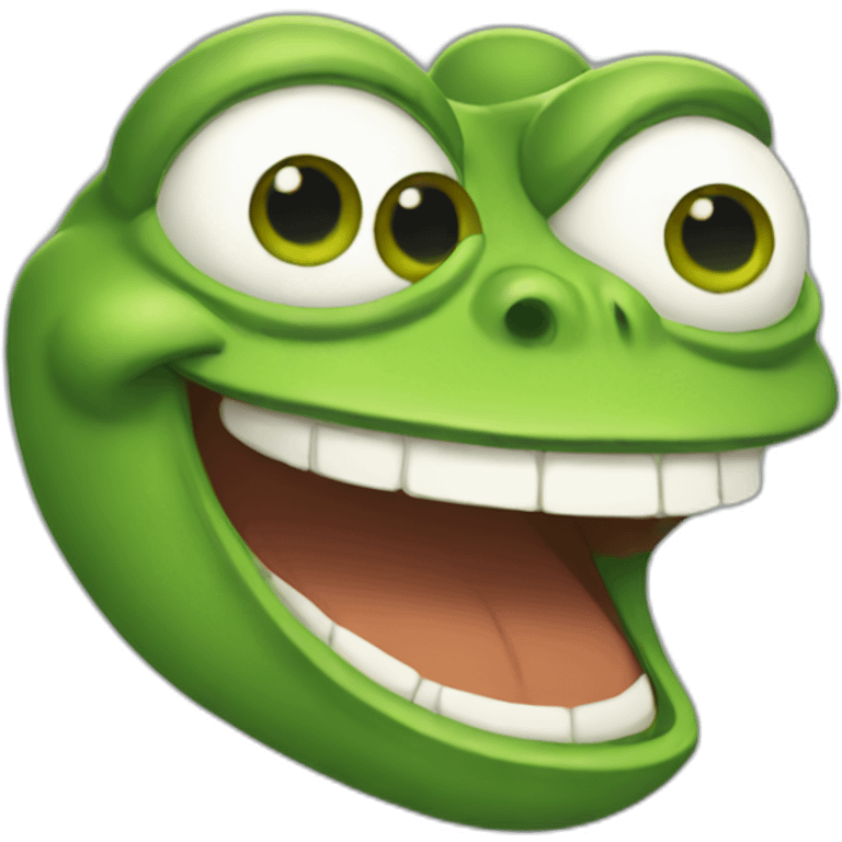 pepe laughing emoji