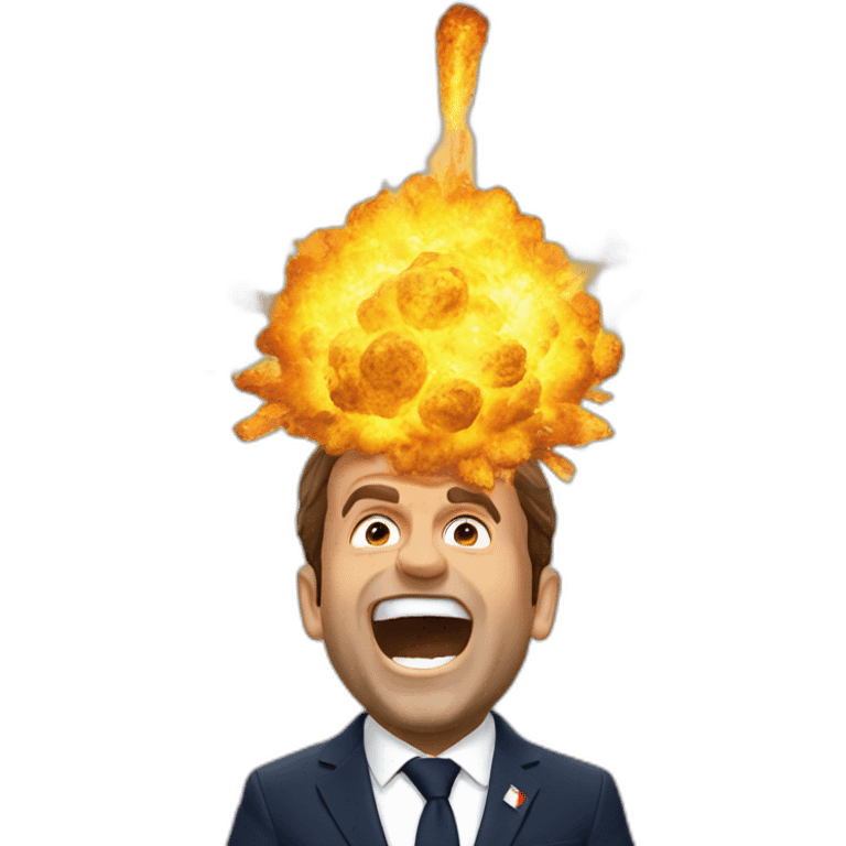 macron explosion emoji