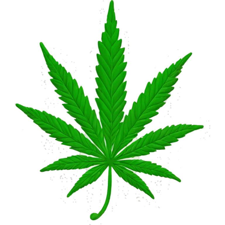 marijuana leaf emoji