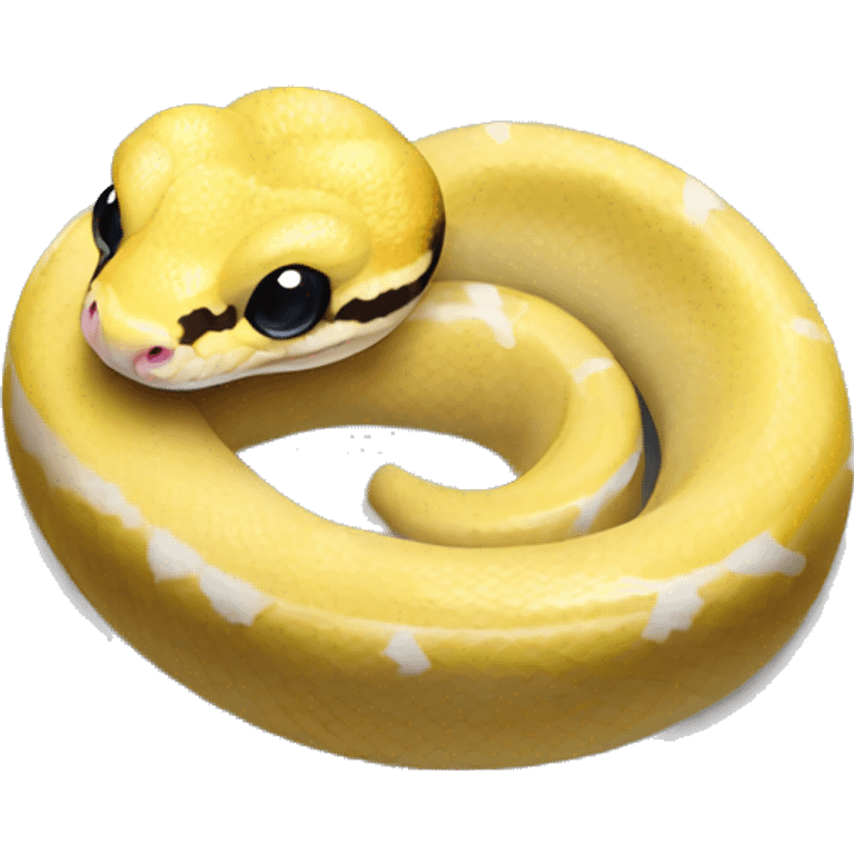 Banana ball python emoji