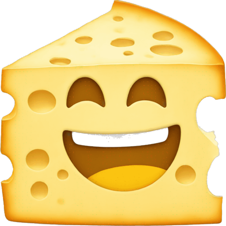 tired emoji as cheese emoji