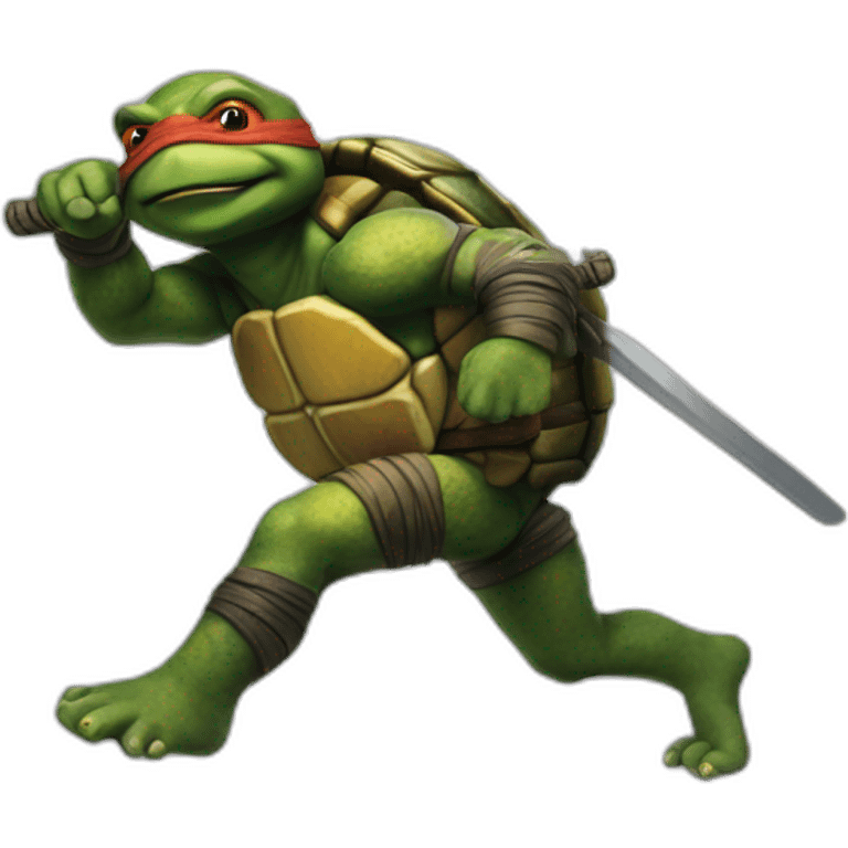 ninja turtle hyper realistic emoji