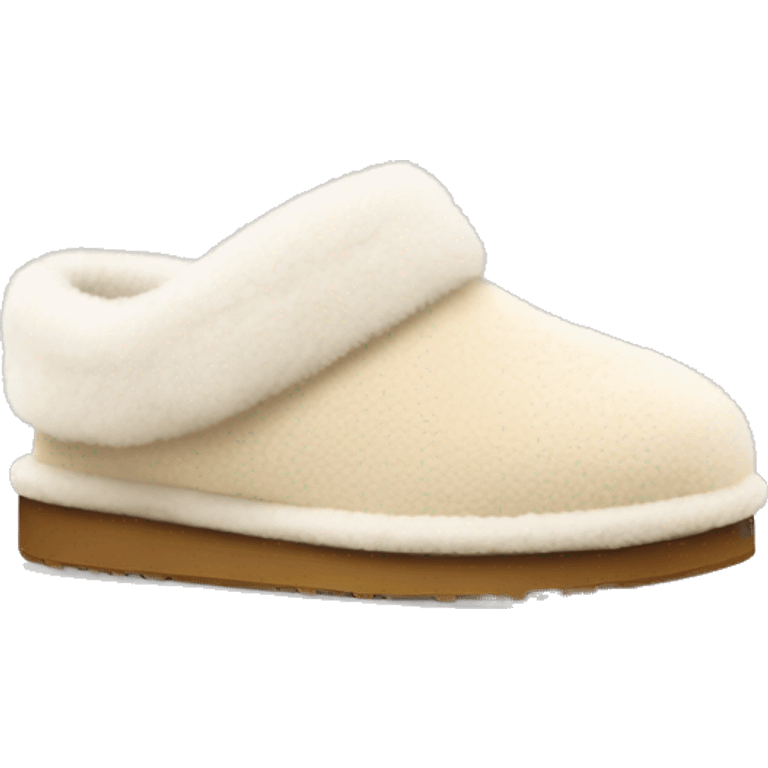 Ugg fuzzy slipper emoji