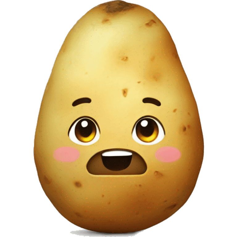 Cute potato emoji