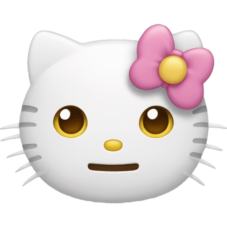 Hello kitty face emoji