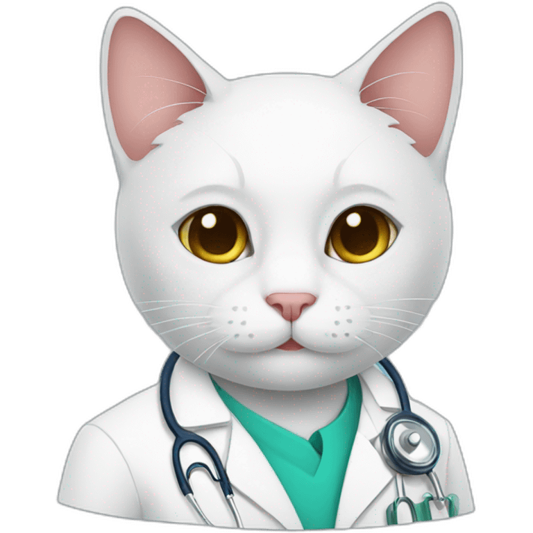 doctor cat emoji