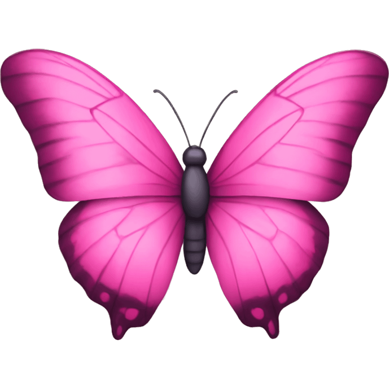 Pink butterfly  emoji