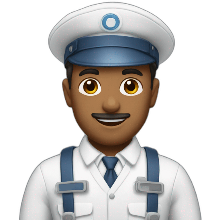 A milkman emoji