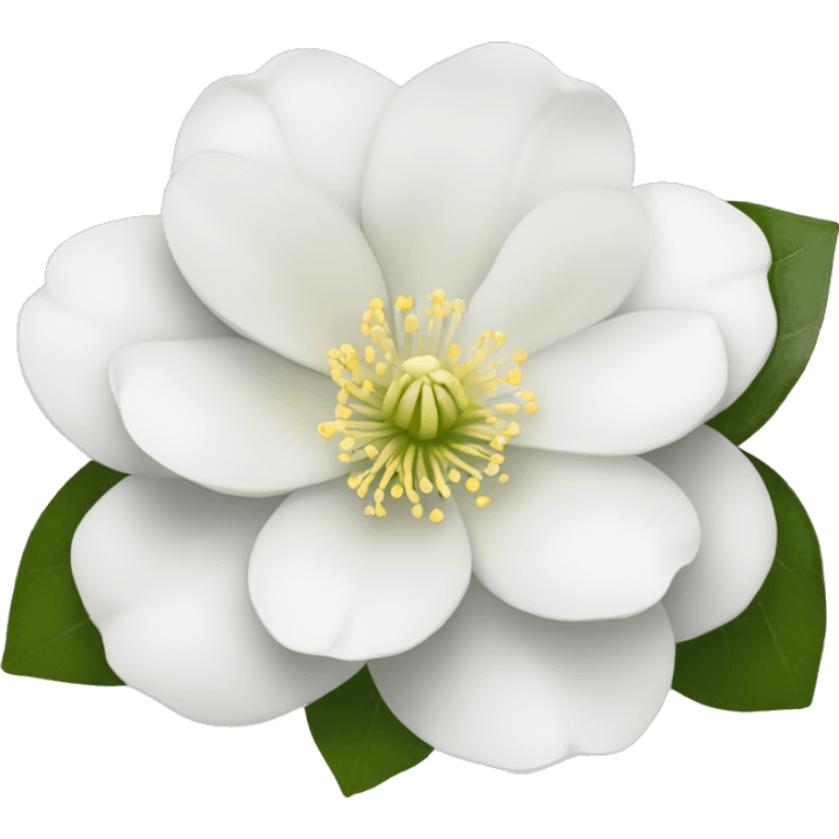 camelia white flower emoji