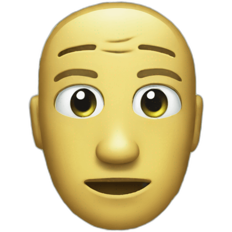 head emoji with money eye emoji