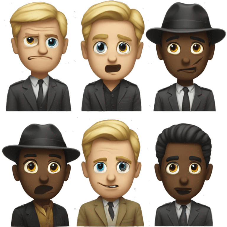 Comic mafia emoji