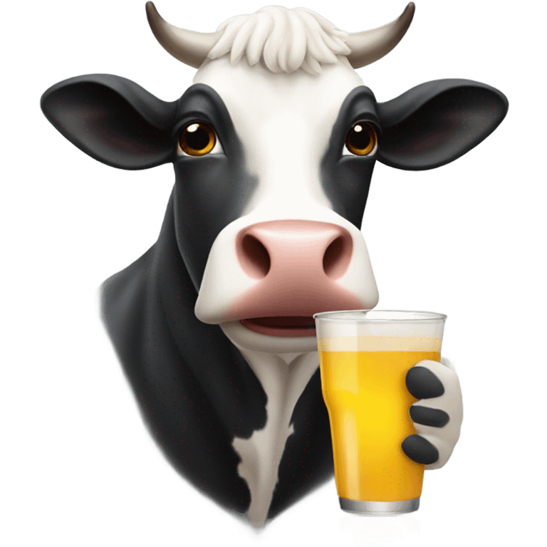 Moo Deng drinking emoji