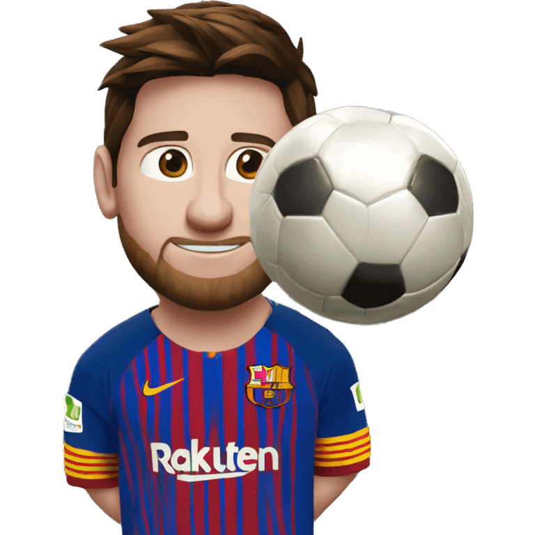 Messi qui a son ballon d’or  emoji