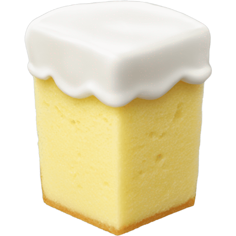 Yogurt sponge emoji