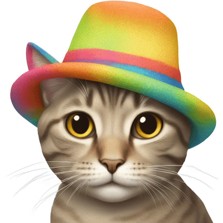 Cat wearing a hat emoji