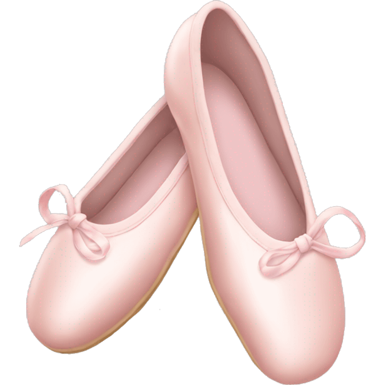 Pale pink ballet shoes emoji