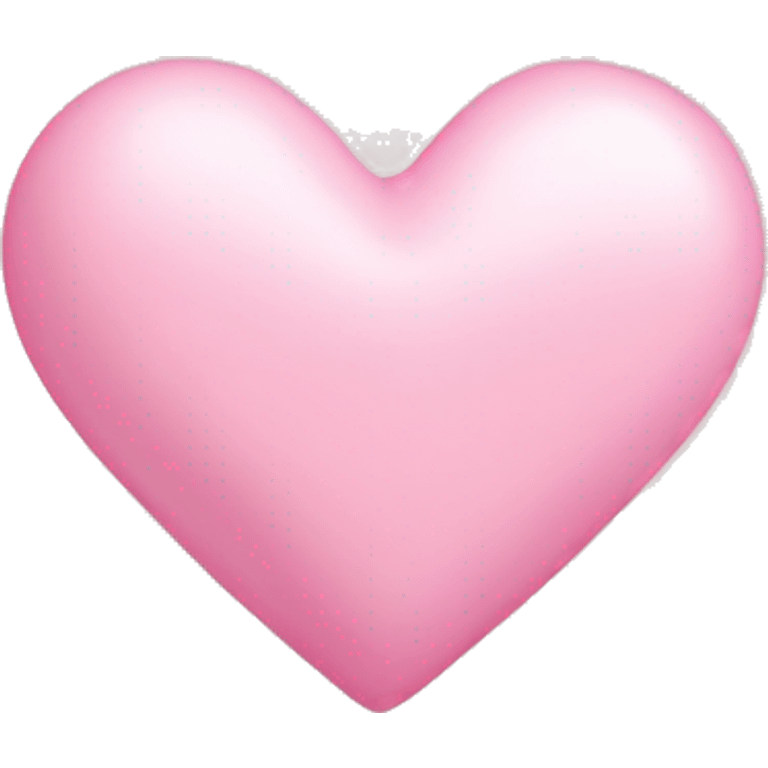 Baby pink love heart emoji