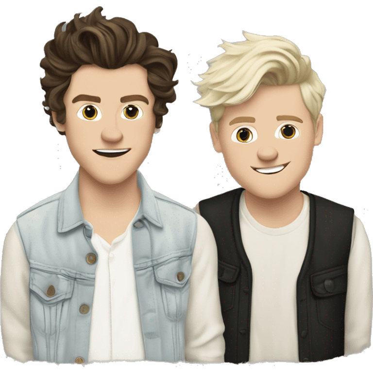 harry styles and niall horan  emoji