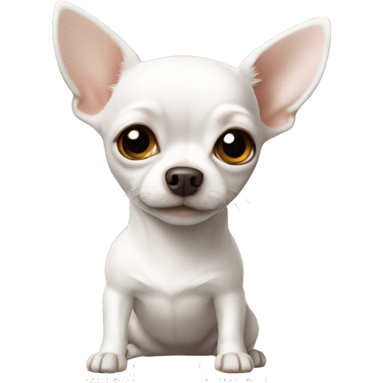 White chihuahua emoji