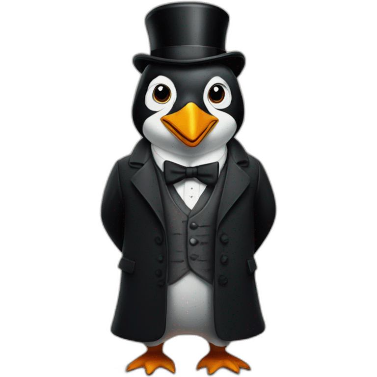 penguin peaky blinders emoji