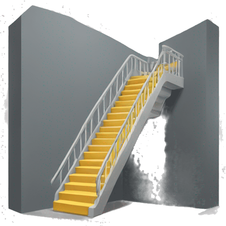 Stairs with slide emoji