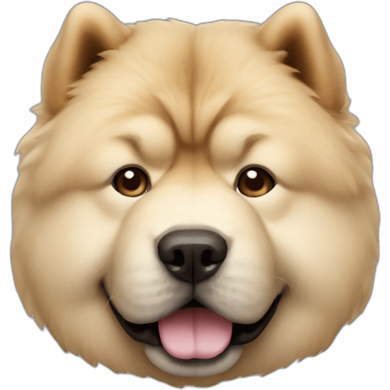 Chow chow cream emoji