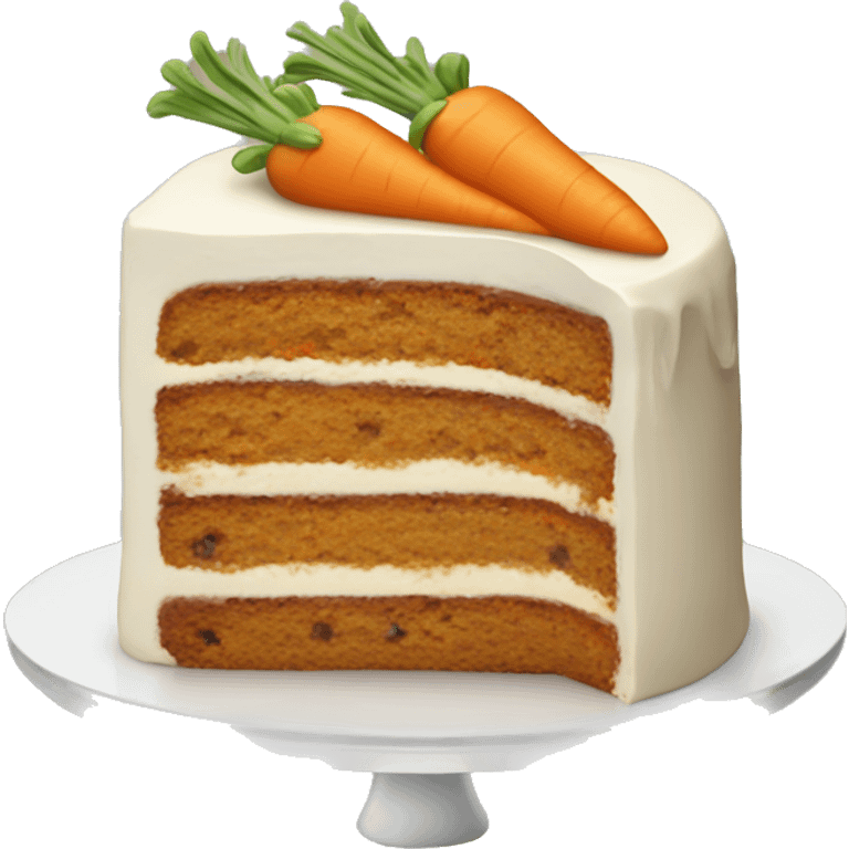 Carrot cake emoji