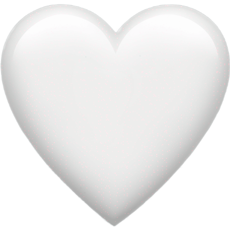 White heart emoji